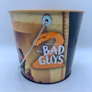The Bad Guys 2 2025 Movie Popcorn Bucket 68 Oz 1.8 L Tin Theater Exclusive New